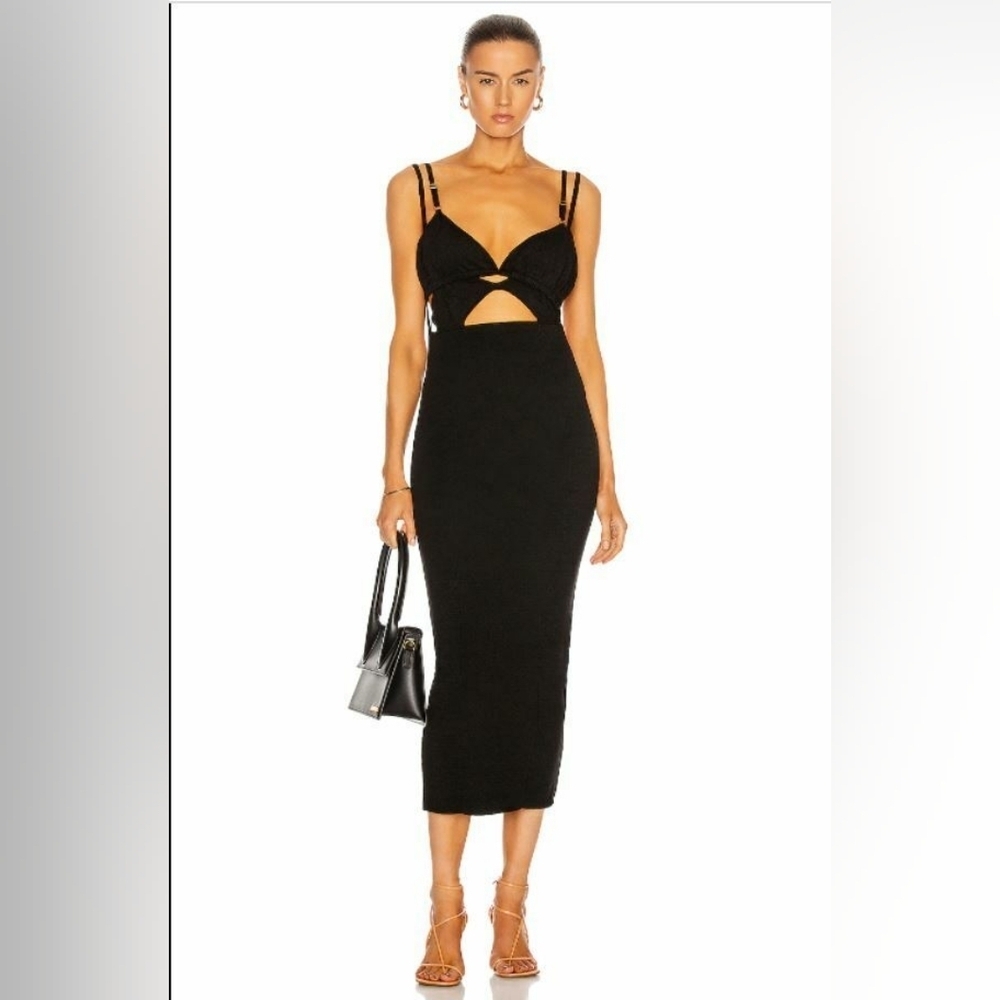 Jacquemus Black 'La Robe Pila' Dress size M(40) BNWT